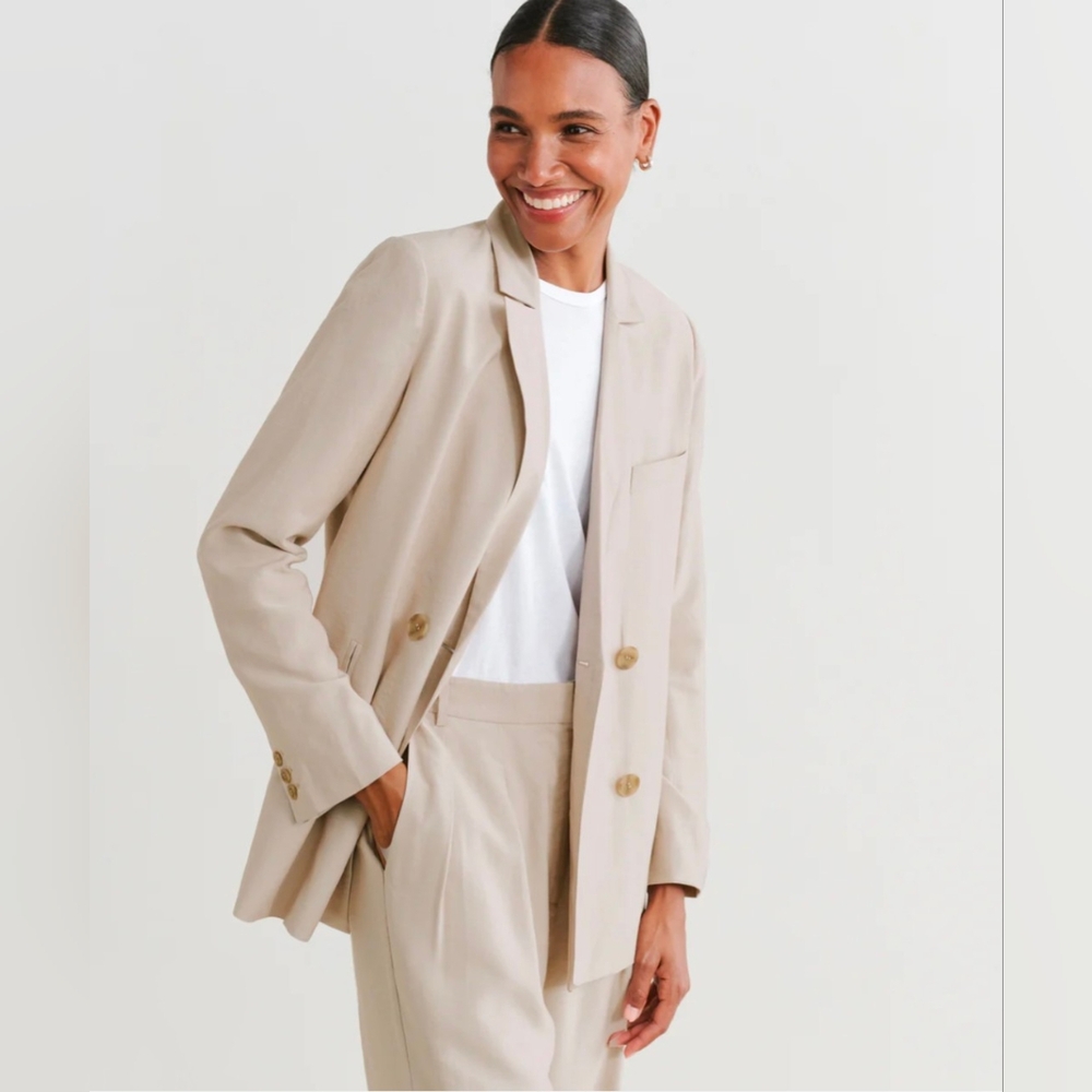 Jenni Kayne "Jones" Women's Blazer Size 4 in Tan